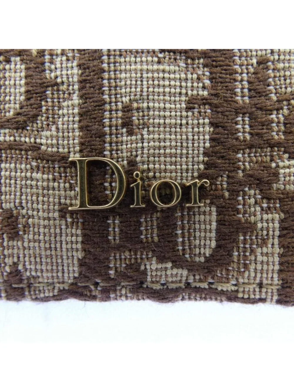 Dior Card Case Holders Brown